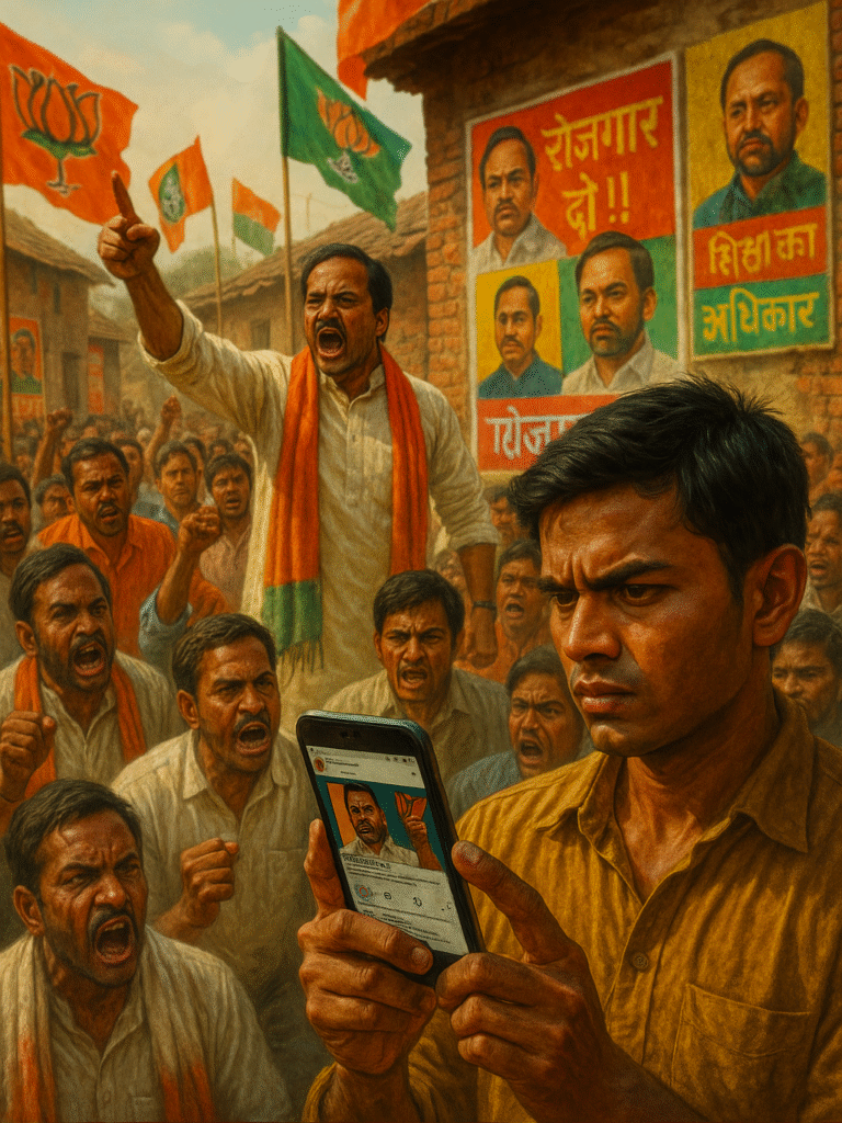बिहार डिजिटल चुनाव 2025 : जाति, युवा, डिजिटल की टक्कर