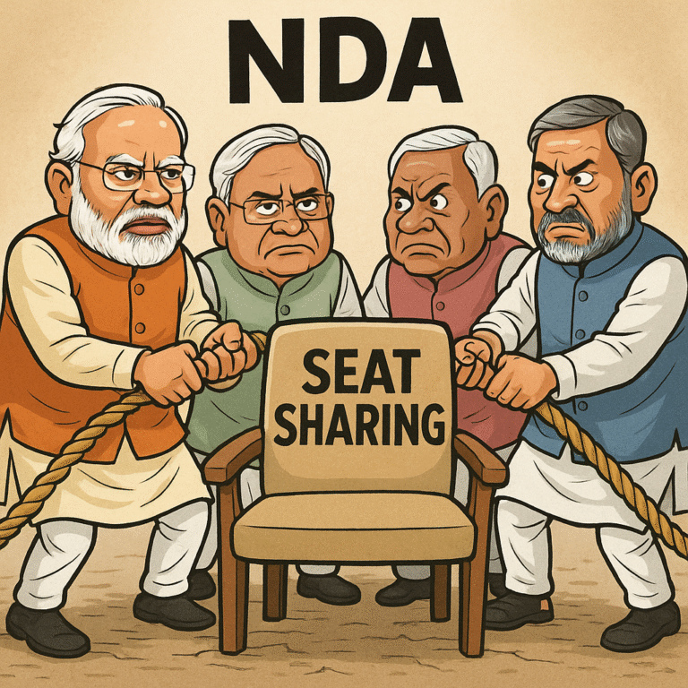 NDA विवाद : सीट शेयरिंग को लेकर घमासान