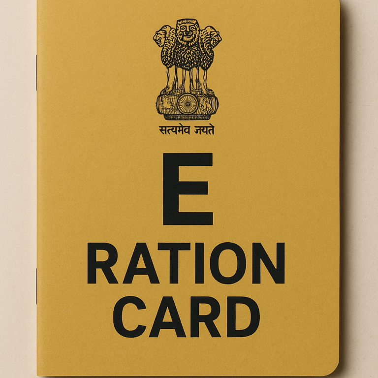 e- Ration card 2025 : क्या है, कैसे डाउनलोड करे, फायदे और पात्रता